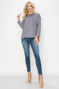 Adi Stretch Suede Top