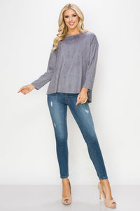 Adi Stretch Suede Top