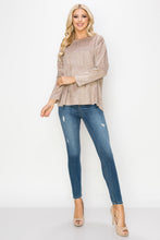 Load image into Gallery viewer, Adi Stretch Suede Top