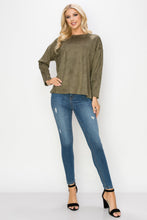 Load image into Gallery viewer, Adi Stretch Suede Top