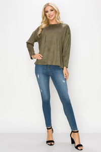 Adi Stretch Suede Top