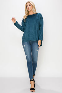 Adi Stretch Suede Top