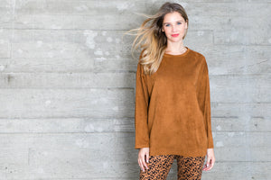 Adi Stretch Suede Top