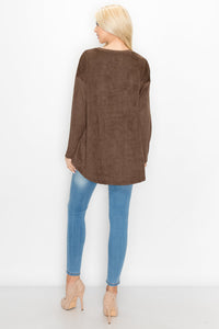 Adi Stretch Suede Top