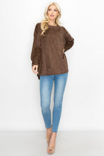 Load image into Gallery viewer, Adi Stretch Suede Top