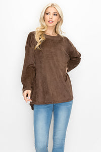 Adi Stretch Suede Top