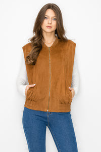 Allison Suede Vest