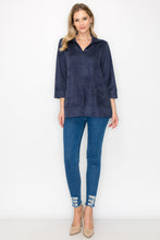 Load image into Gallery viewer, Addison Stretch Suede Top