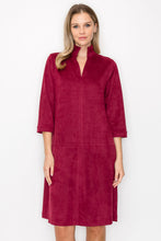 Load image into Gallery viewer, Aiden Stretch Suede Dress