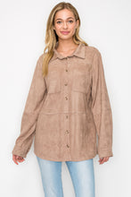 Load image into Gallery viewer, Avery Suede Top with Detailed Whipstitch