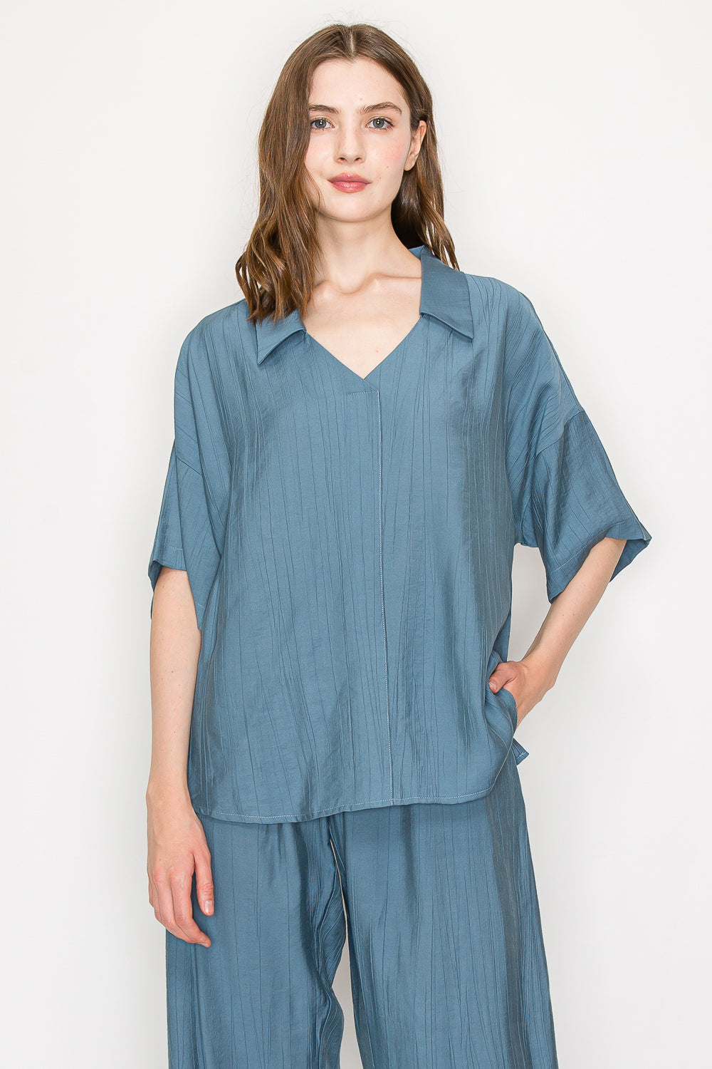 Jennifer Woven Textured top