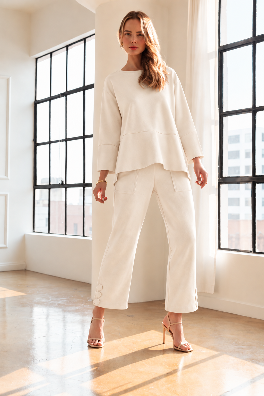 Kurtis Matte Crepe Knit Pant