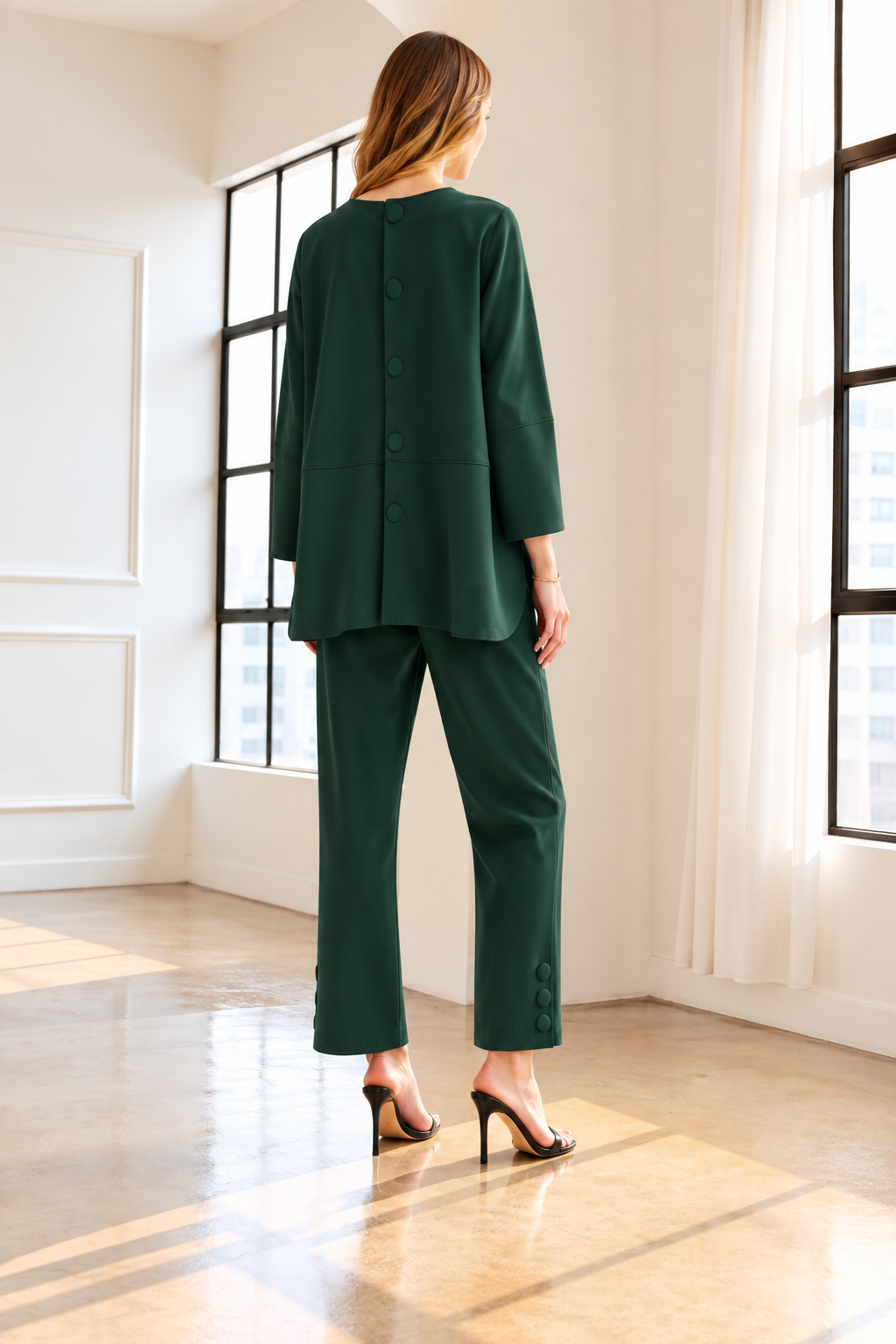 Krista Knit Matte Crepe Knit Top