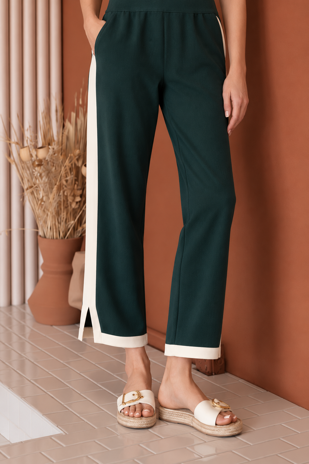 Kristopher Stretch Crepe Knit Pant