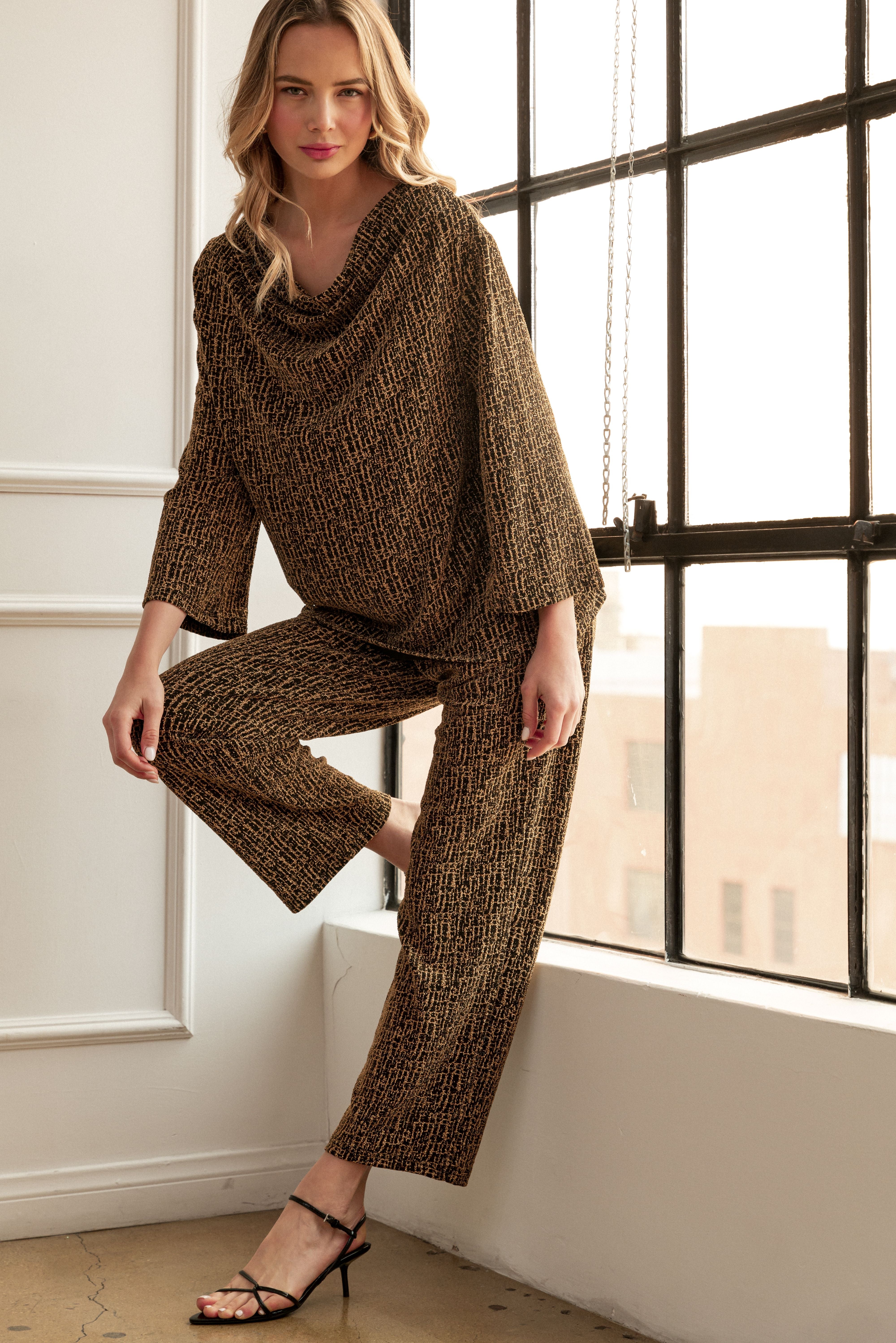 Katelynn Two Tone Knit Top