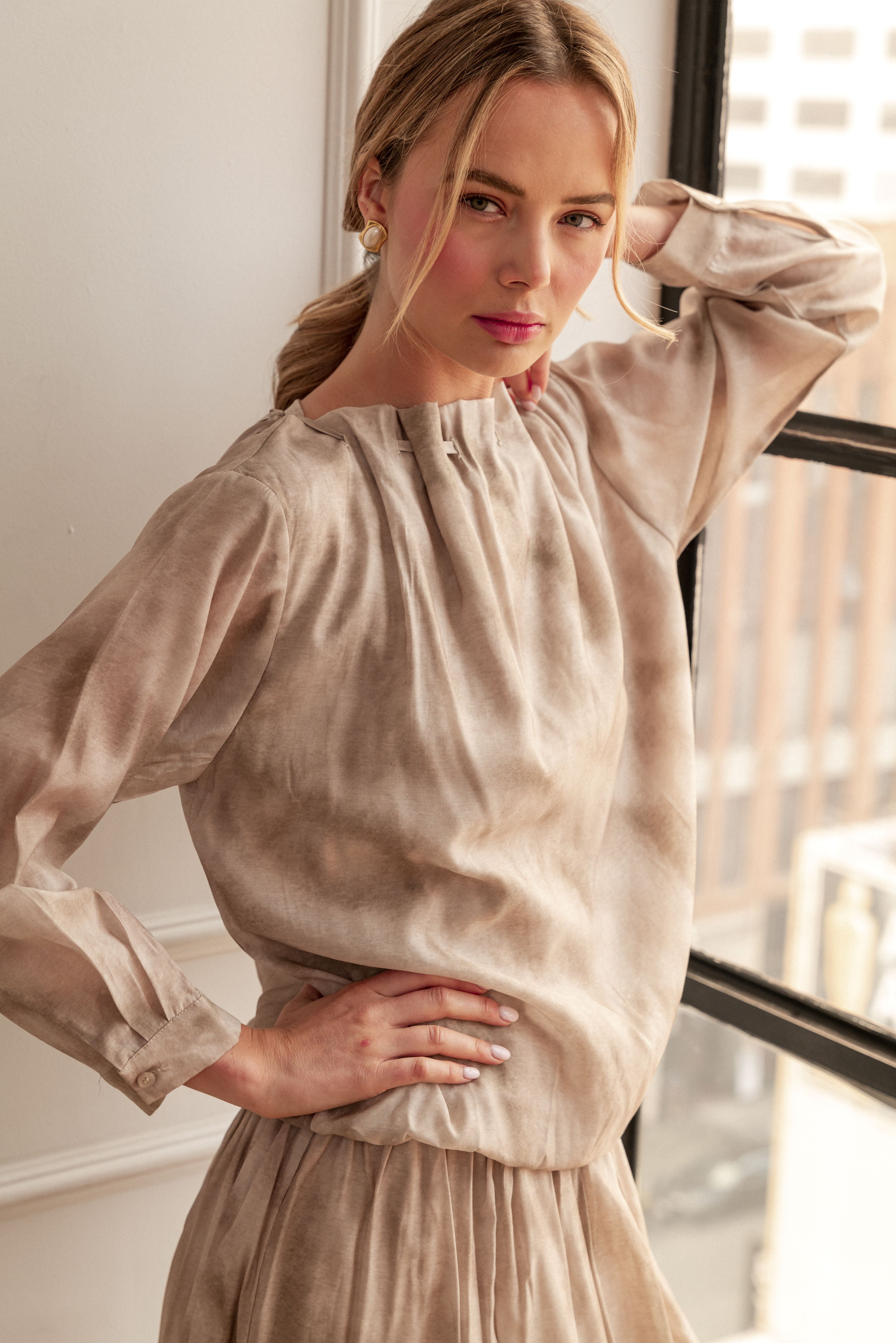 Jeanelle Woven Print Skirt