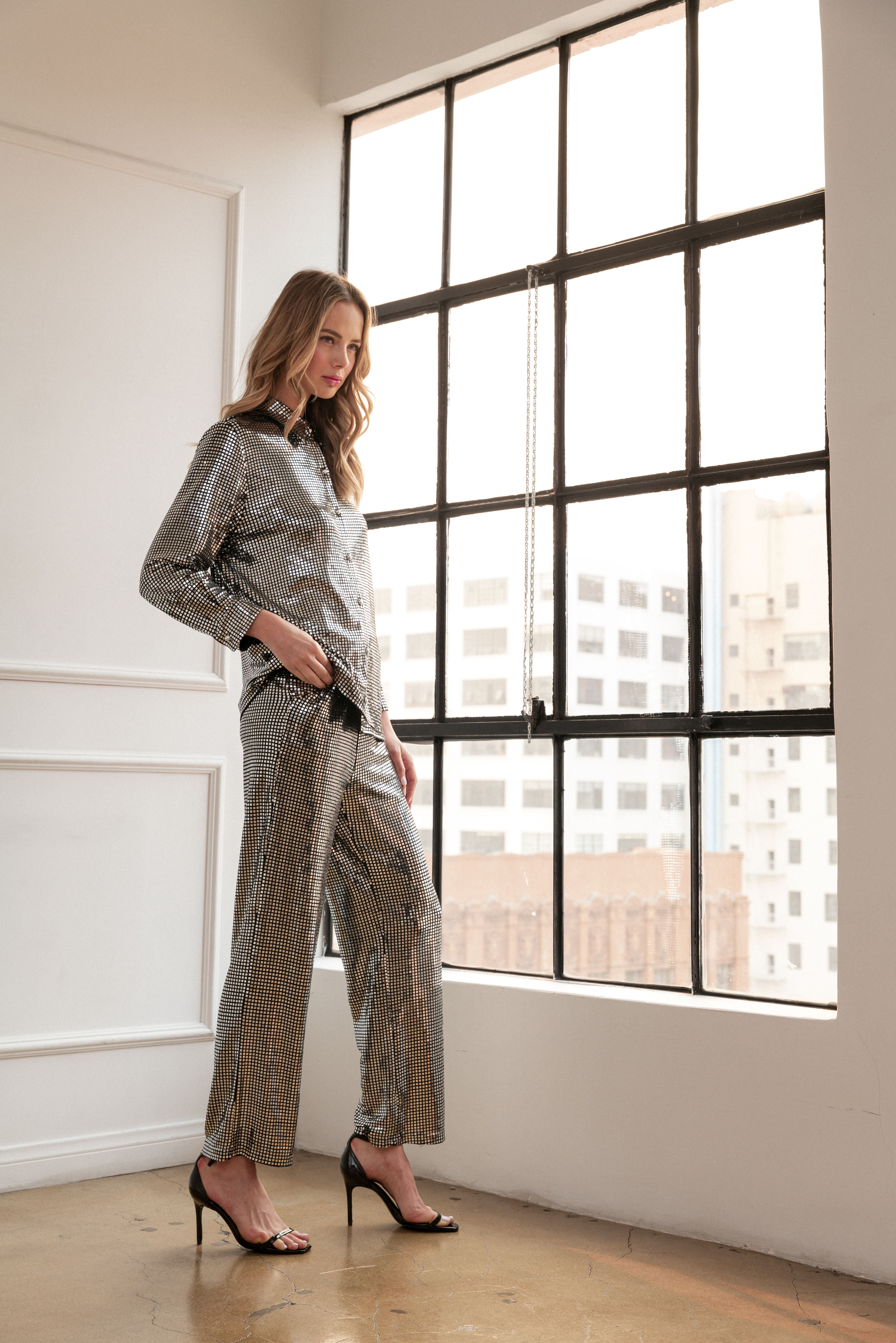 Jenika Sequin Pant