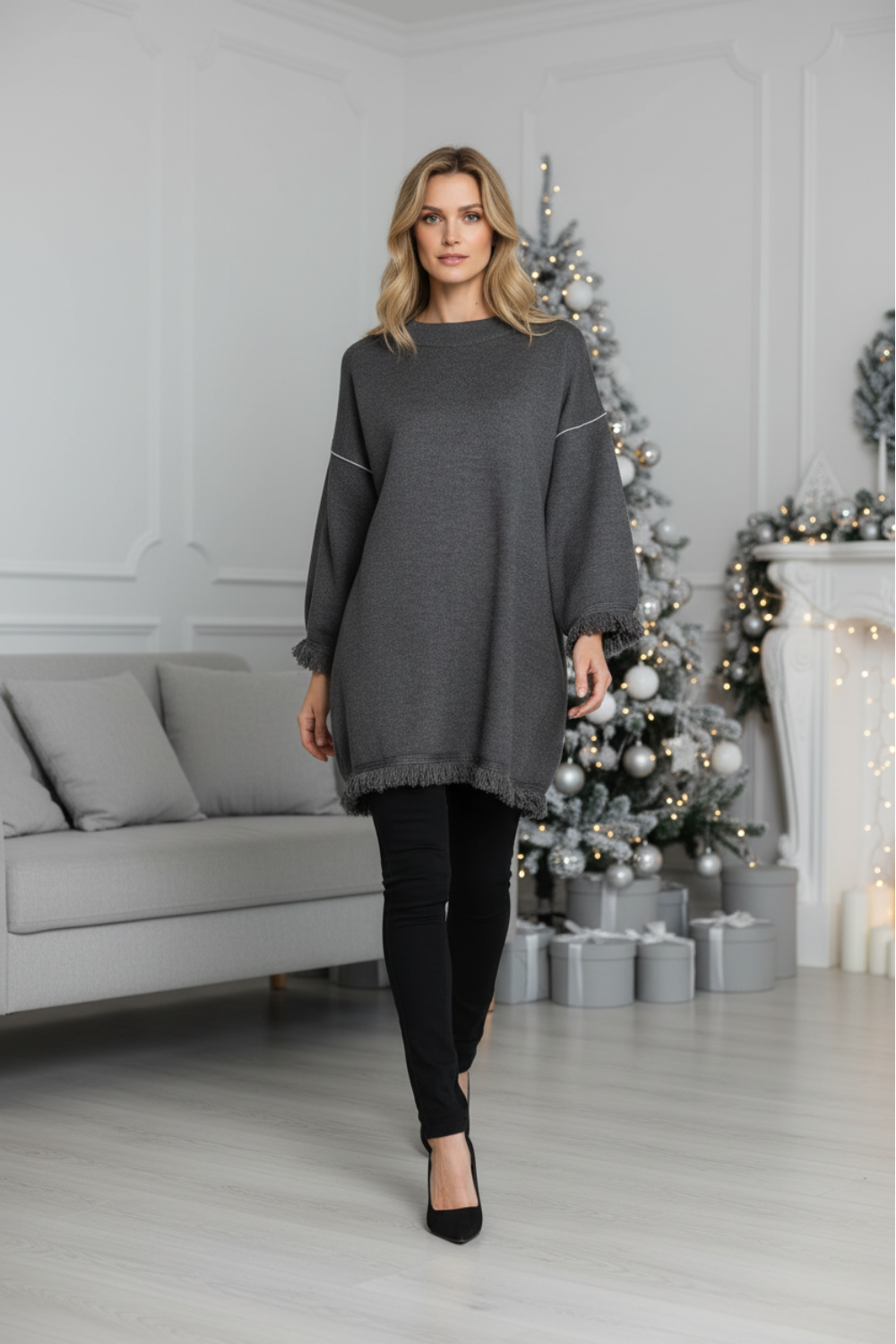 Susie Knitted Sweater Tunic