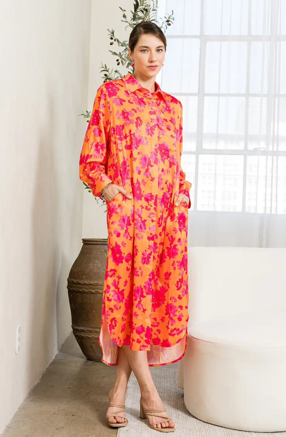 Jace Woven Floral Print Dress