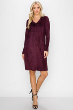 Load image into Gallery viewer, Aurora Suede V Neck with Pockets