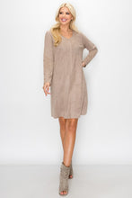 Load image into Gallery viewer, Aurora Suede V Neck with NO Pockets