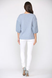 Celeste Cotton Knit Top