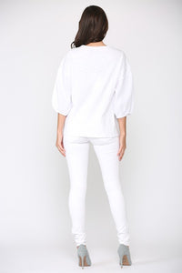 Celeste Cotton Knit Top