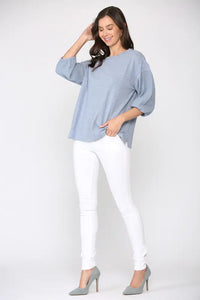 Celeste Cotton Knit Top
