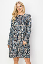 Load image into Gallery viewer, Aurora Suede Round Neck Dress - Jaguar (with pockets or without)