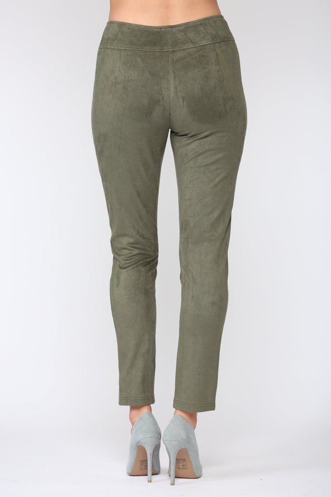 Amelia Stretch Suede Pant