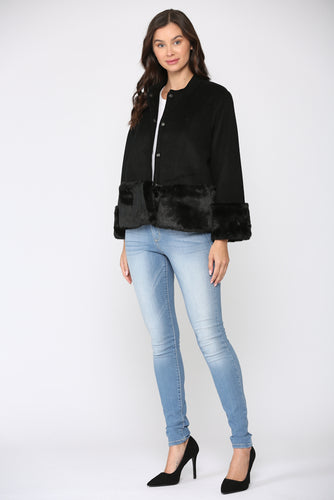 Julissa Fur Trimmed Jacket