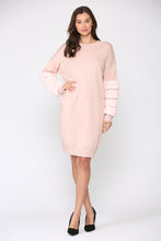 Load image into Gallery viewer, Sonia Sweater Dress with Faux Fur