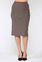 Load image into Gallery viewer, Shantelle Ribbed Knitted Skirt