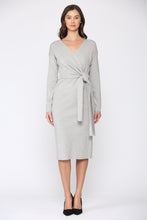 Load image into Gallery viewer, Shay Sweater Wrap Dress