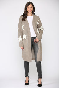 Sancia Knitted Sweater Star Cardigan