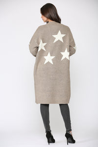 Sancia Knitted Sweater Star Cardigan