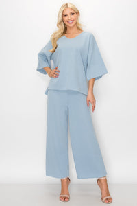 Karina Cotton Knit V-Neck Top