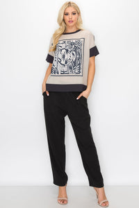 Wanita Woven Top