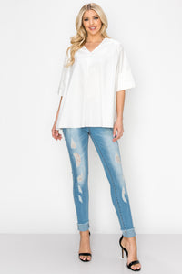 Winslet Cotton Poplin Top