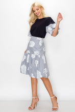 Load image into Gallery viewer, Wynne Cotton Poplin Floral Print Bubble Skirt