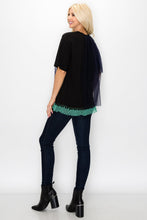 Load image into Gallery viewer, Rina Top with Mesh &amp; Pointe Knit