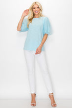 Load image into Gallery viewer, Randi Cotton Top with Chiffon
