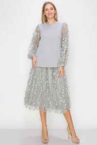 Keelin Flower Lace Skirt