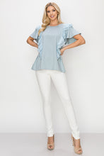 Load image into Gallery viewer, Klara Cotton Ruffle Top