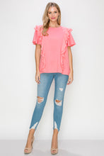 Load image into Gallery viewer, Klara Cotton Ruffle Top