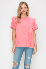 Load image into Gallery viewer, Klara Cotton Ruffle Top