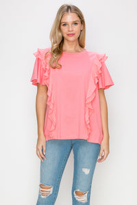 Klara Cotton Ruffle Top