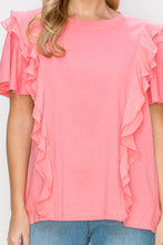 Load image into Gallery viewer, Klara Cotton Ruffle Top