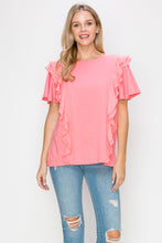 Load image into Gallery viewer, Klara Cotton Ruffle Top