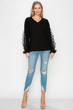 Load image into Gallery viewer, Rainy Pointe Knit Lace Top
